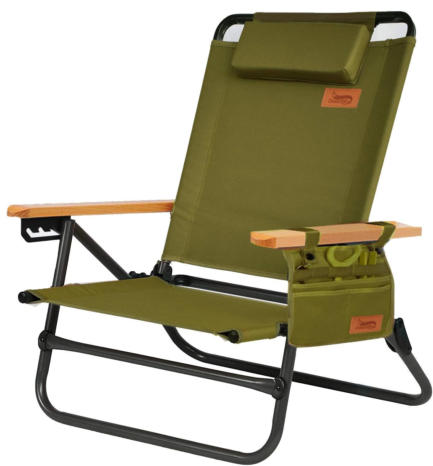 アウトドアチェア 背もたれ角度4段階調節 フォールディングチェア 折りたたみ 軽量 コンパクト キャンプチェア リクライニングローチェア 背もたれ角度4段階調節