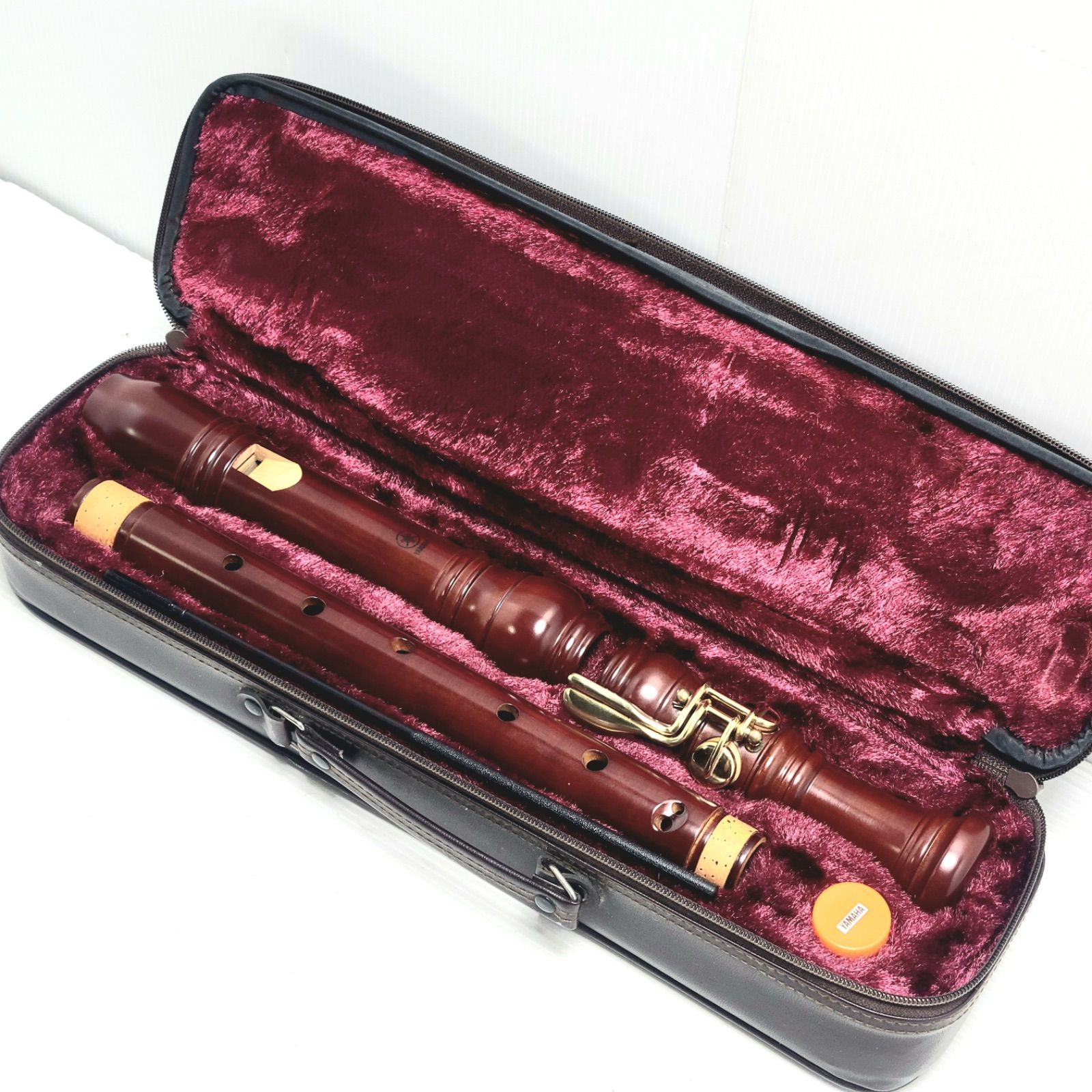 ヤマハ テナーリコーダー バロック式 YRT-43 木製 メイプル レザーケース