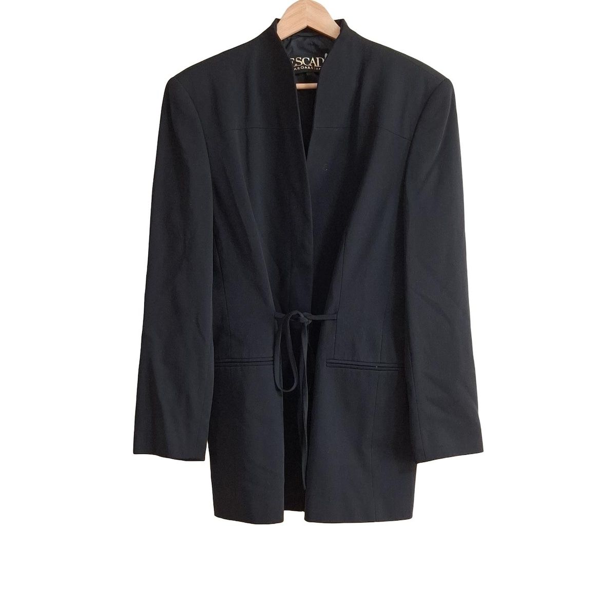Escada エスカーダスポーツ　素敵なジャケット　濃紺　裏付き　40 ESCADA(エスカーダ) ジャケット サイズ40 XL レディース - 黒