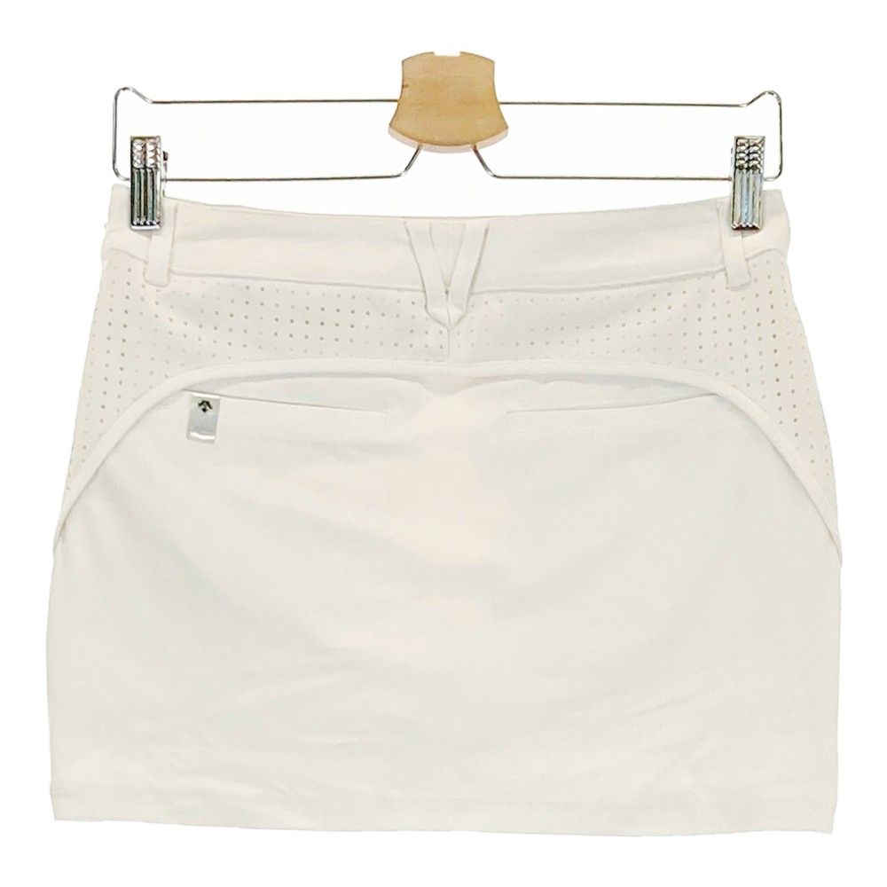 デサントゴルフ ホワイト プリーツスカート レディース ゴルフ 神白
