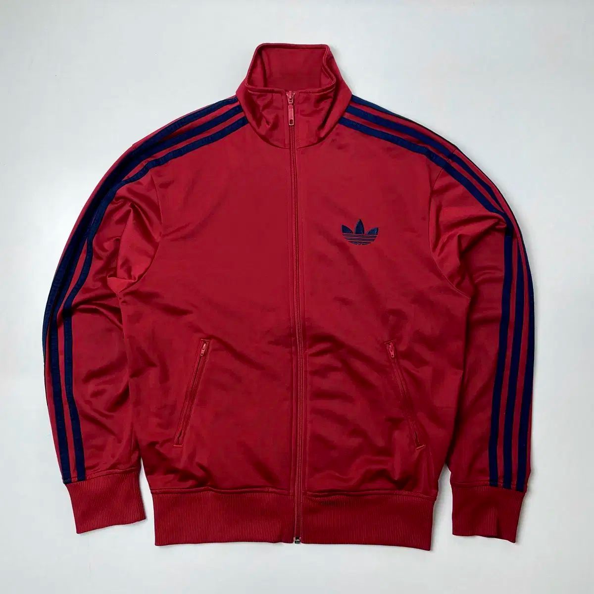 【雷市場（ポンジャン）商品韓国直送】 adidas(アディダス) ファイヤーバード ジャージ レッド ネイビー S