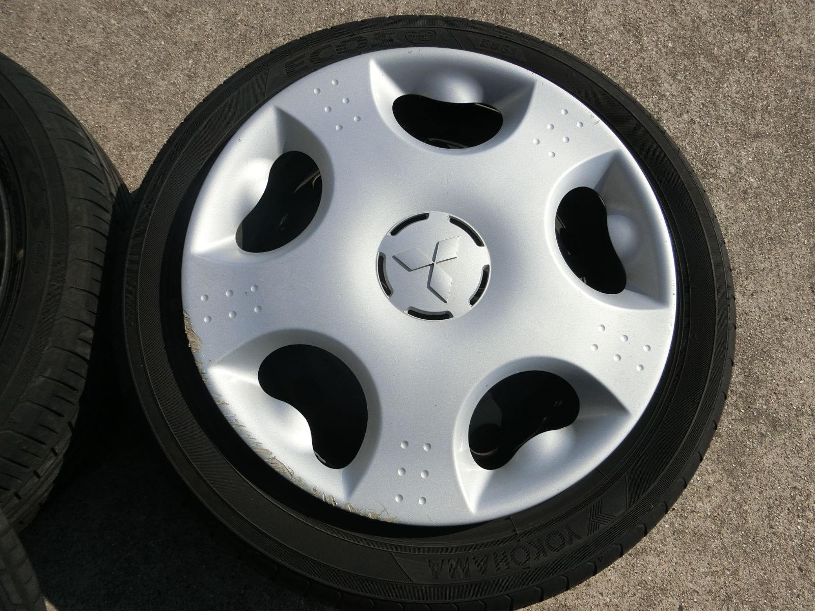 社外アルミホイール 15インチ 5J 4穴 PCD100 メーカー不明
