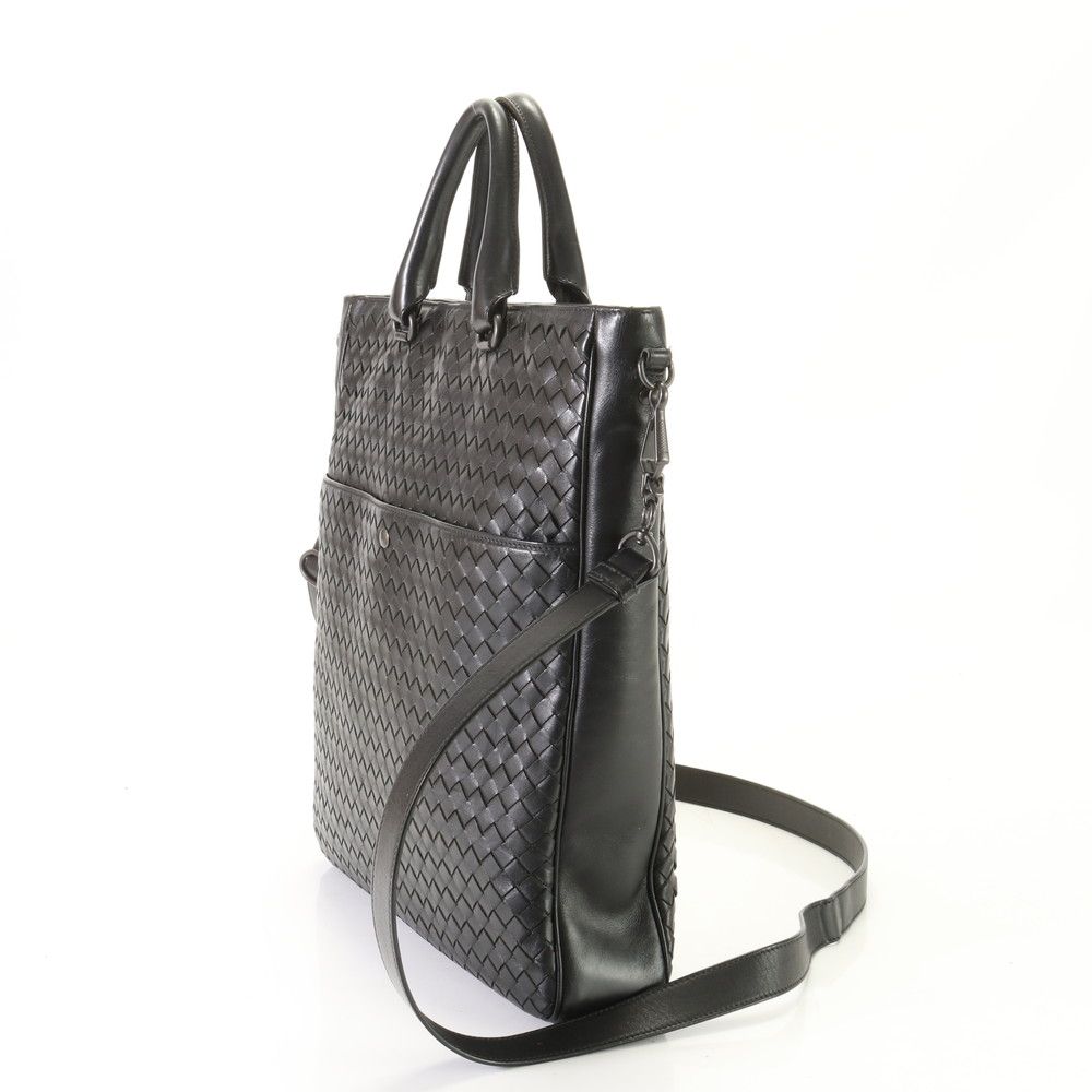 美品 ボッテガヴェネタ イントレチャート 編み込み レザー 2WAY  