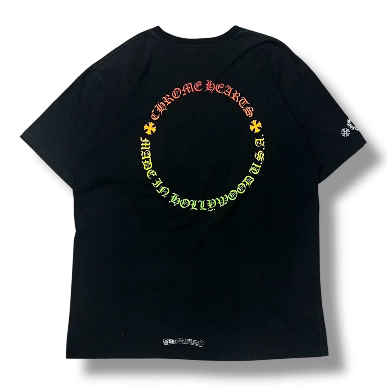 クロムハーツ　chrome hearts グラデーションサークルロゴプリント CHROME HEARTS グラデーション サークルロゴ プリント Tシャツ クロム