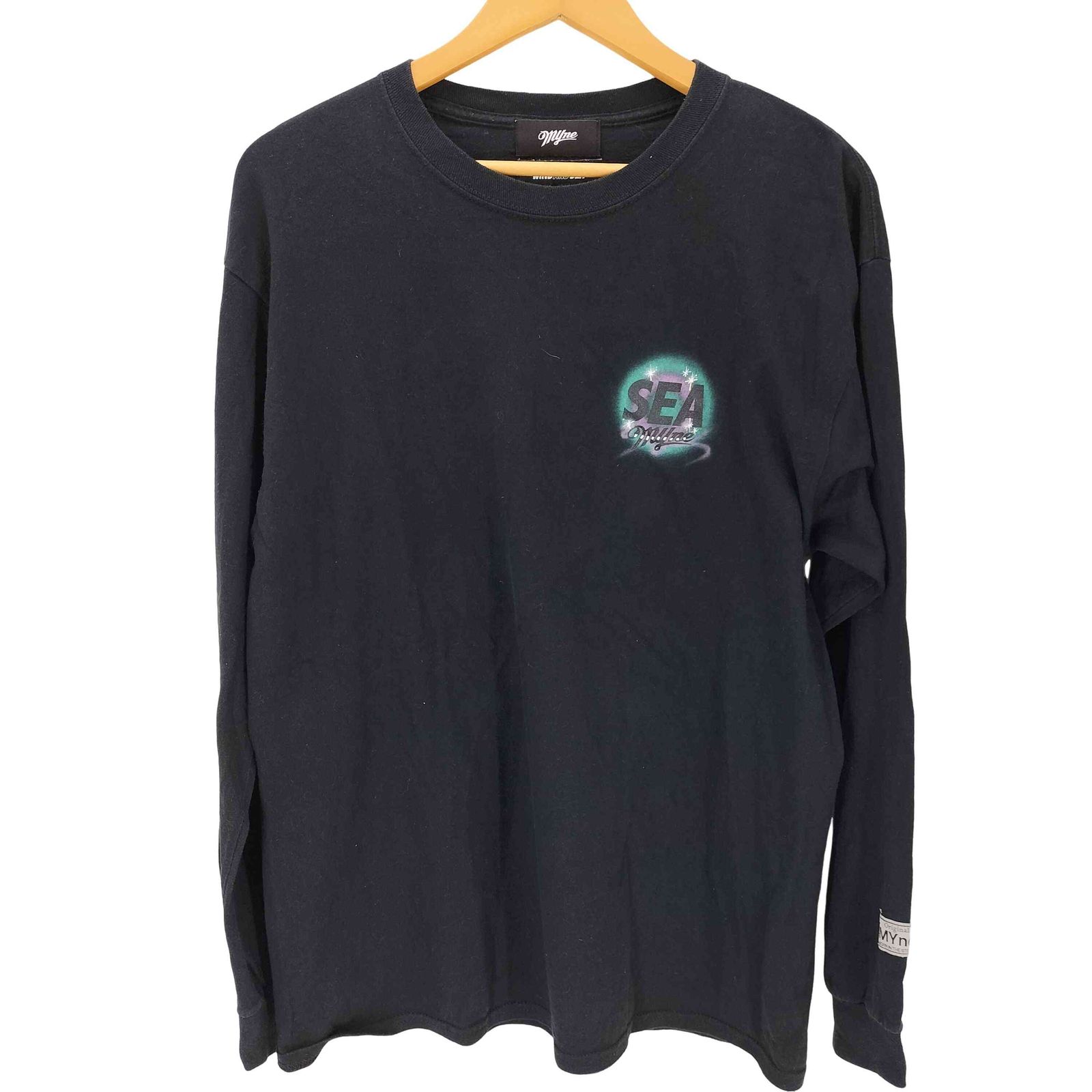 ウィンダンシー WIND AND SEA ロゴスリーブ ロングスリーブTシャツ メンズ 表記無 