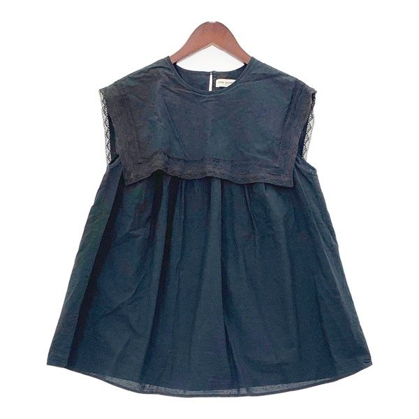THE SHINZONE シンゾーン シャツ BOX COLLAR BLOUSE ボックス ブラウス 24MMSBL14 レディース サイズ38 トップス IL16066
