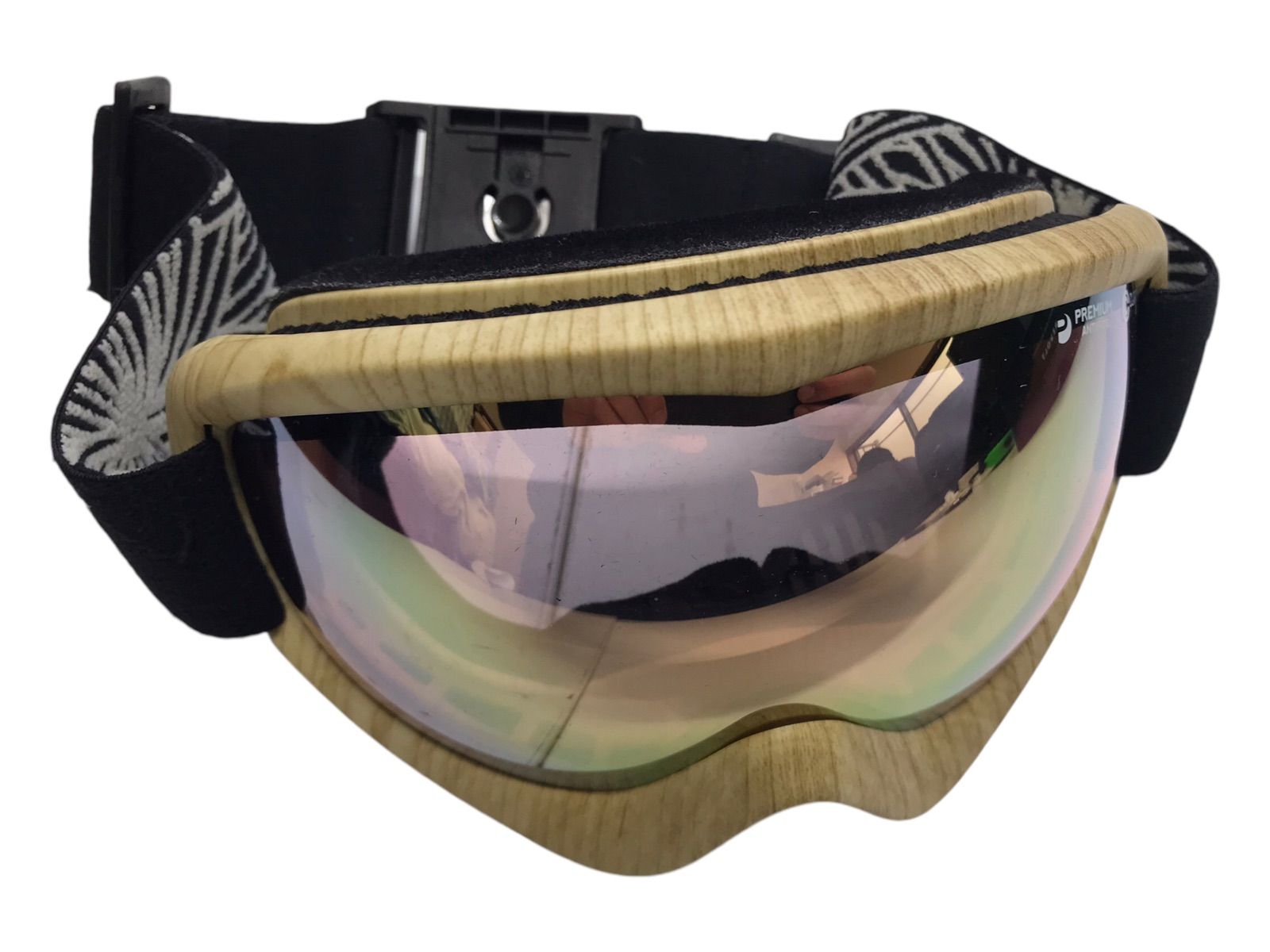 REVOLT リボルト ゴーグル RQ52BT Mat Natural Wood 箱付