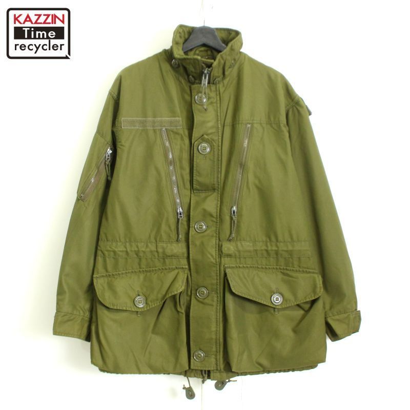 90s ～00s vintage CANADIAN ARMY 無地 IECS コンバットコート ミリタリージャケット メンズ Lサイズ相当