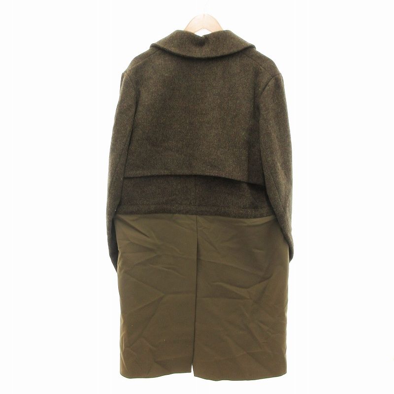 ウーヨンミ wooyoungmi 美品 ドッキングコート ジャケット ハリス 