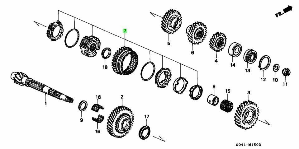 新品 ホンダ純正 EG EK シビック フェリオ シンクロナイザースリーブ  