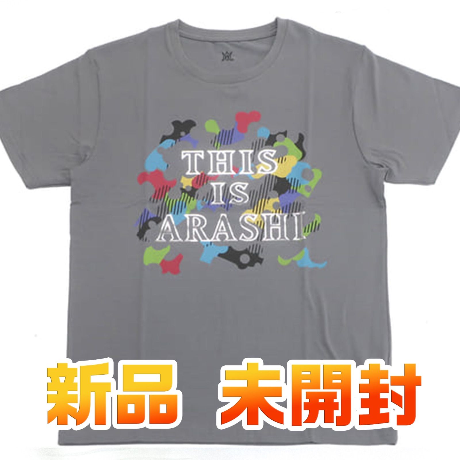 楽天市場】新品 嵐 Tシャツ グレー ARASHI Anniversary Tour 5