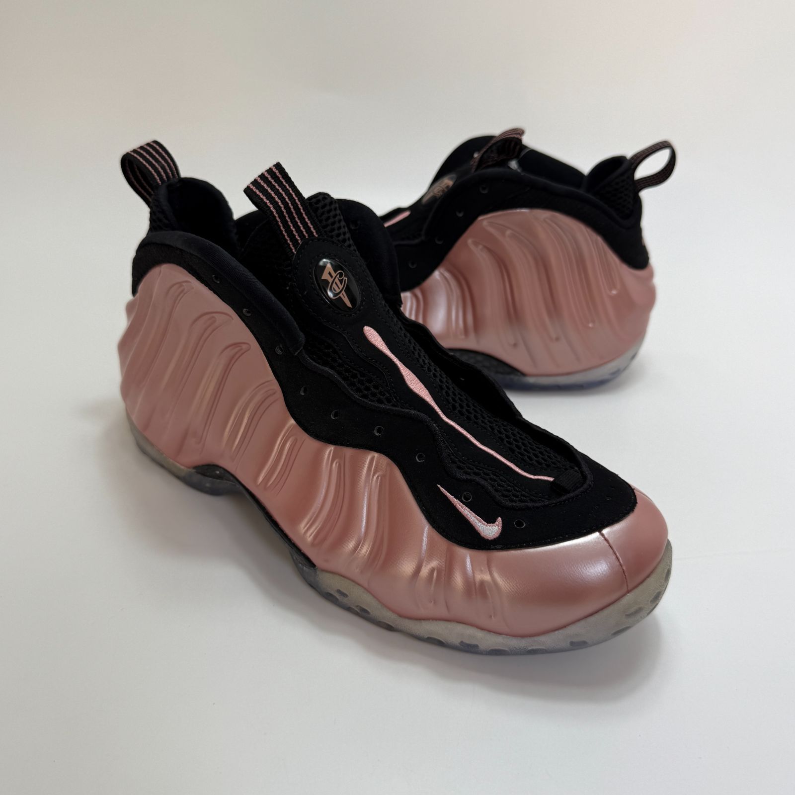 NIKE AIR FOAMPOSITE ONE RUST PINK ナイキ エア フォームポジット ラスト ピンク 28.5cm シューレース欠品 ピンク 黒 クリア 314996 602