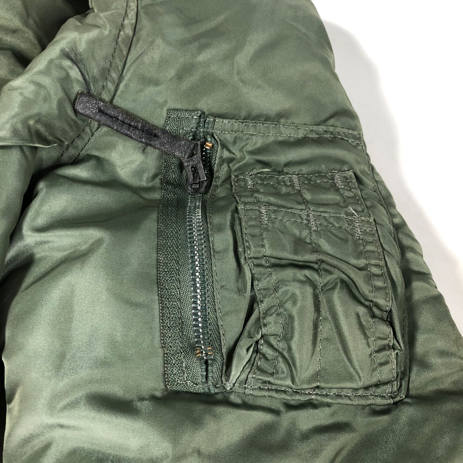 A1016-5-5 ALPHA アルファー メンズ N-2B フライトジャケット ファー付