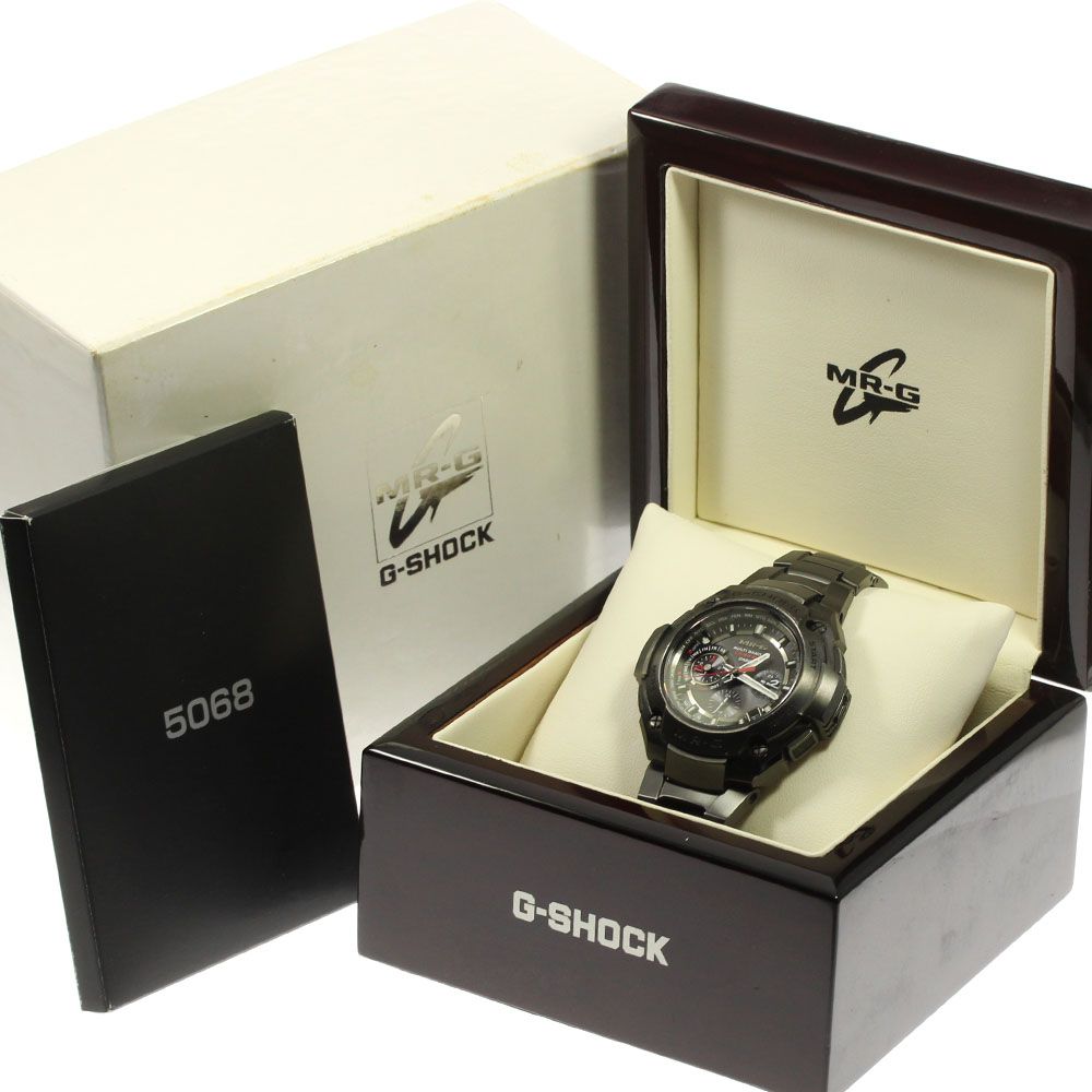 カシオ CASIO MRG-8100B-1AJF Gショック MR-G ソーラー電波 メンズ良品