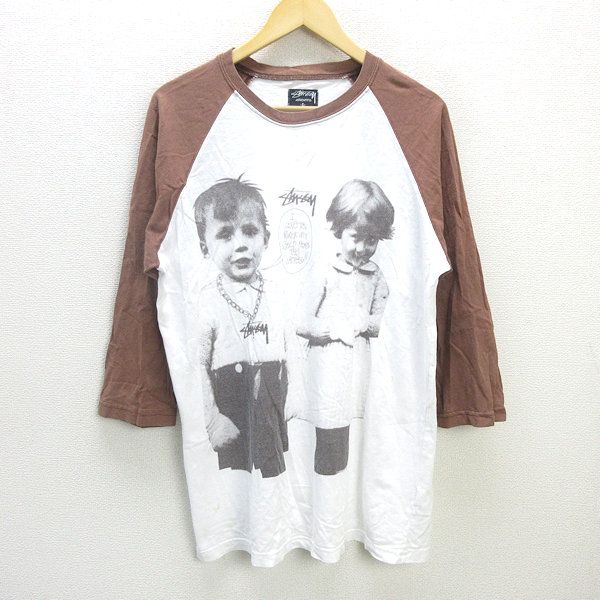STUSSY ステューシー 90s OLD オールド キッズ フォト プリント