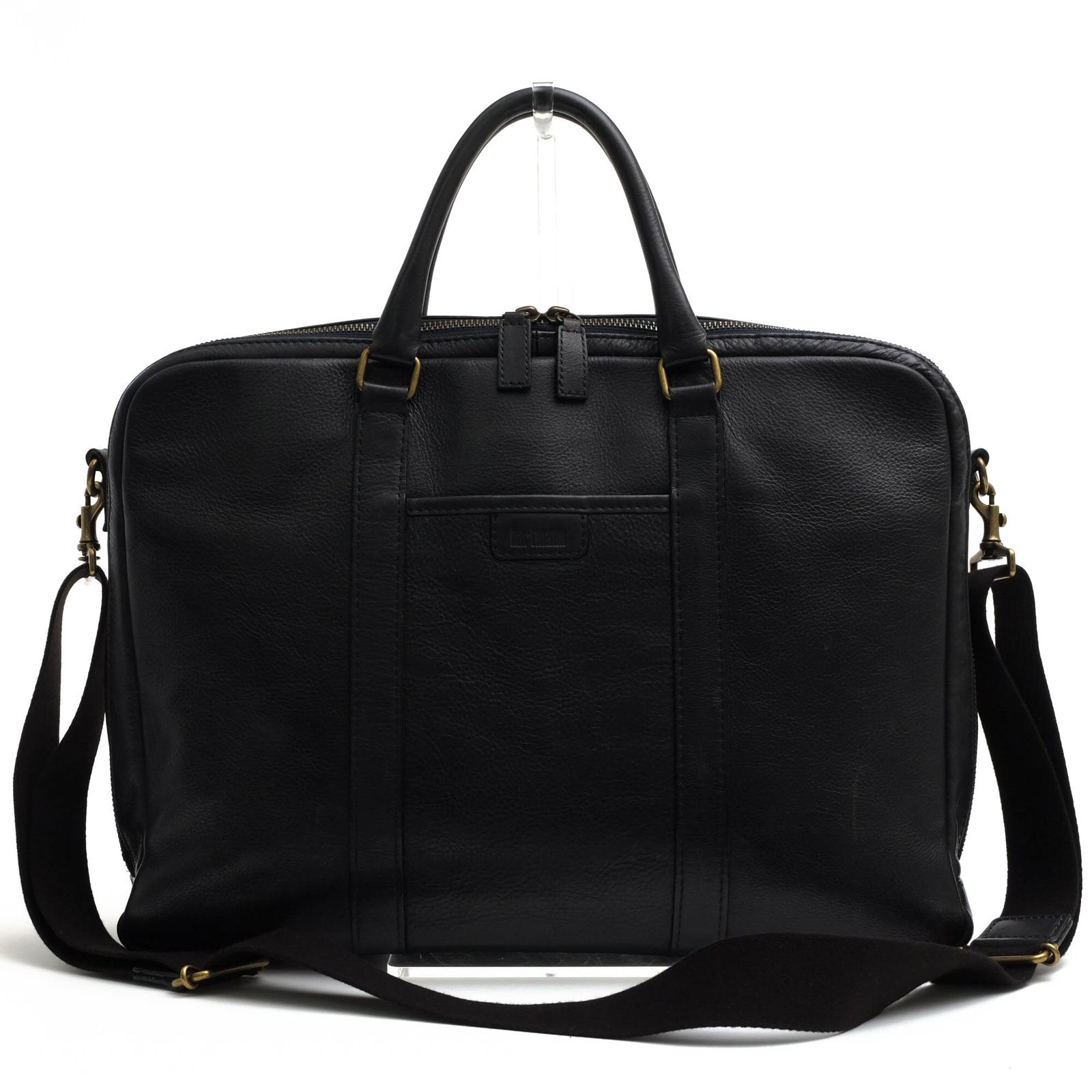 【美品】hartmann ハートマン ビジネスバッグ 2way A4 黒 通勤 美品 hartmann ハートマン 2Way ブリーフケース ビジネスバッグ