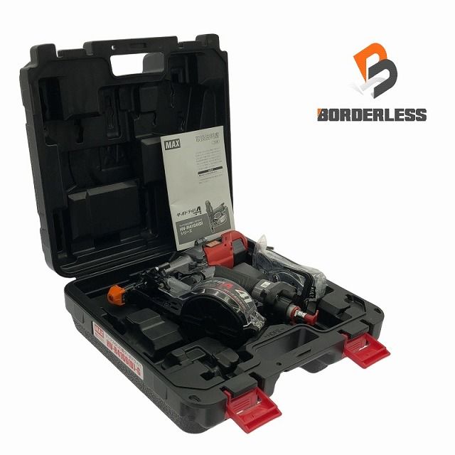 MAX マックス ねじ打機 ターボドライバ HV-R41G6 D -G 4モード搭載 エアダスタ機構 ケース付 ビス打ち機 グレー 106852