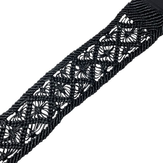 クリスチャンディオール バッグストラップ ショルダーストラップ 付け替え メッシュ レザー ブラック ゴールド金具 ChristianDior NEXPOTALLINN_EU