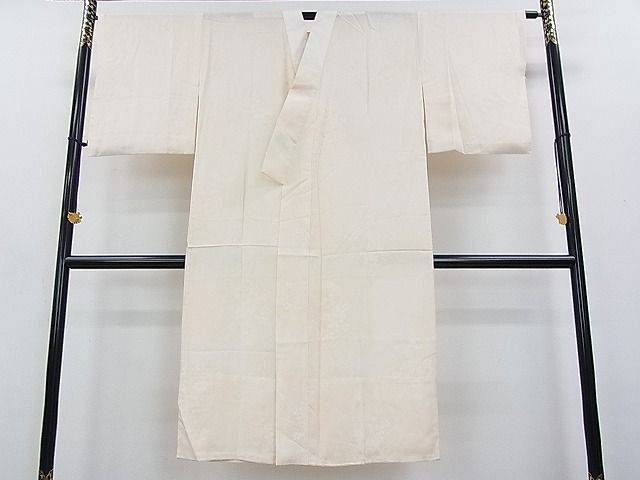 平和屋2□上質な長襦袢 無双仕立て 草花文 暈し染め 逸品