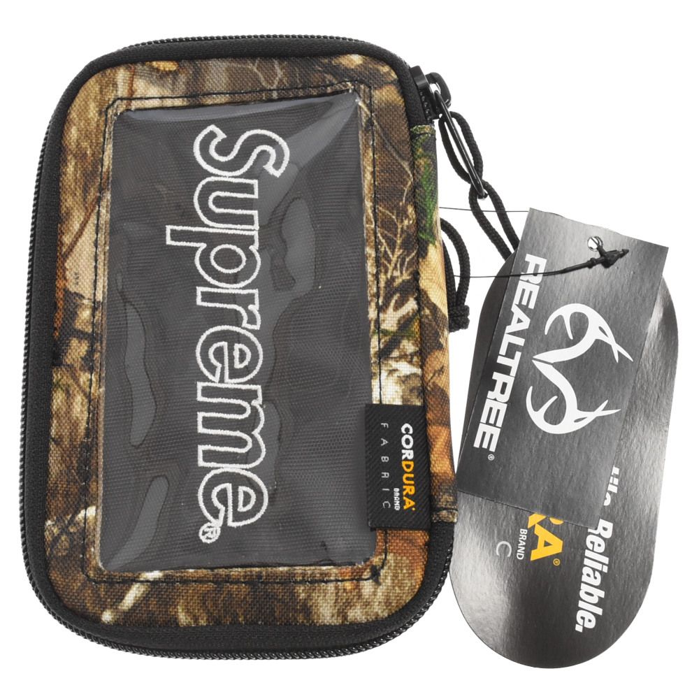 SUPREME (シュプリーム) 19AW Small Zip Pouch Wallet Real Tree Camo