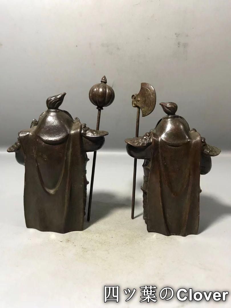 美術品・アンティーク・コレクション 銅製 門神 鎮宅 辟邪 開運 風水