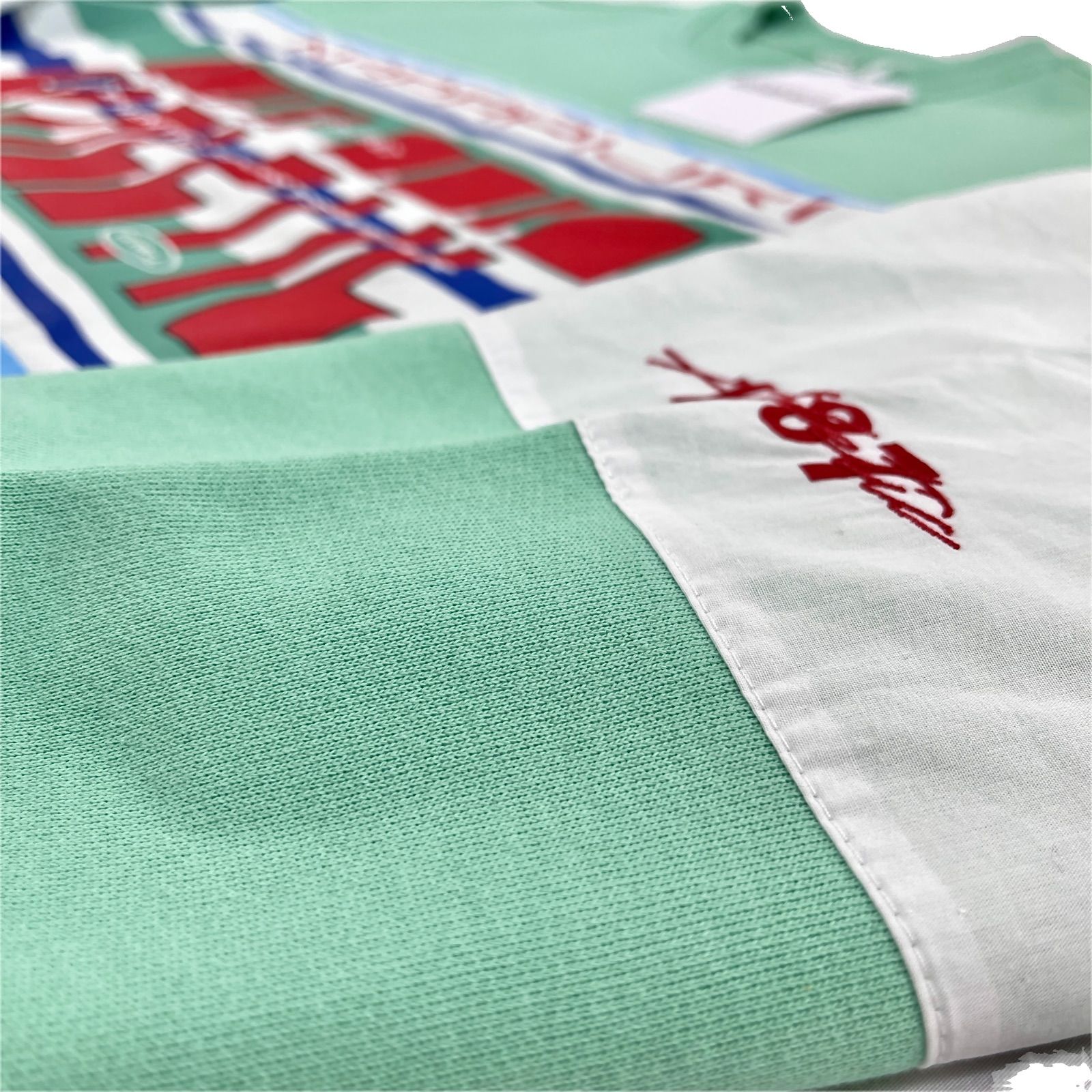 NAPAPIJRI ナパピリ レトロ ボーダー ロゴ オーバー サイズ ビッグ  