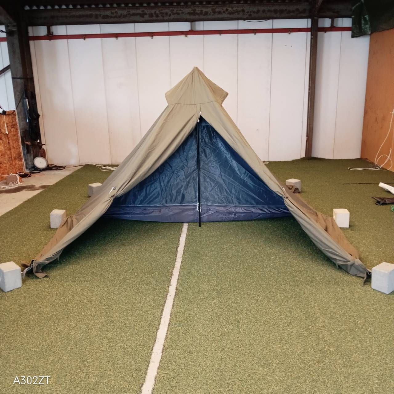 BUNDOK(バンドック) ソロ ティピー1TC BDK-75TC(カーキ)、二又