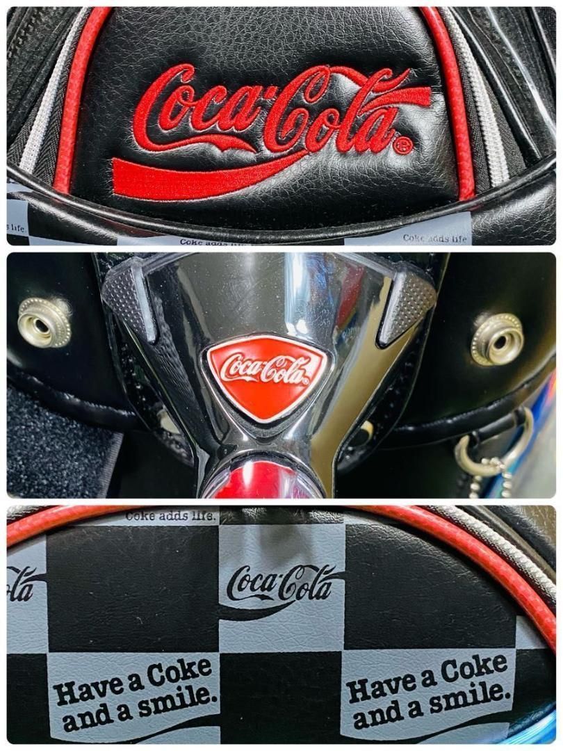 新品未使用】コカコーラ カート式 キャディバッグ ゴルフバッグ