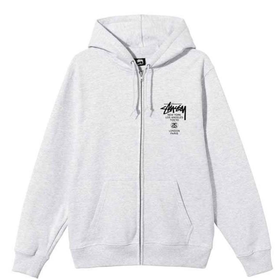 新品未使用 stussy ジップパーカー スウェット - メルカリ