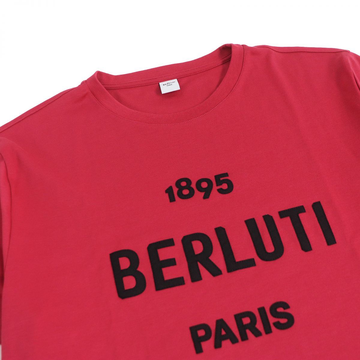 極美品□19SS BERLUTI/ベルルッティ Embroidered Logo T-shirt ロゴ