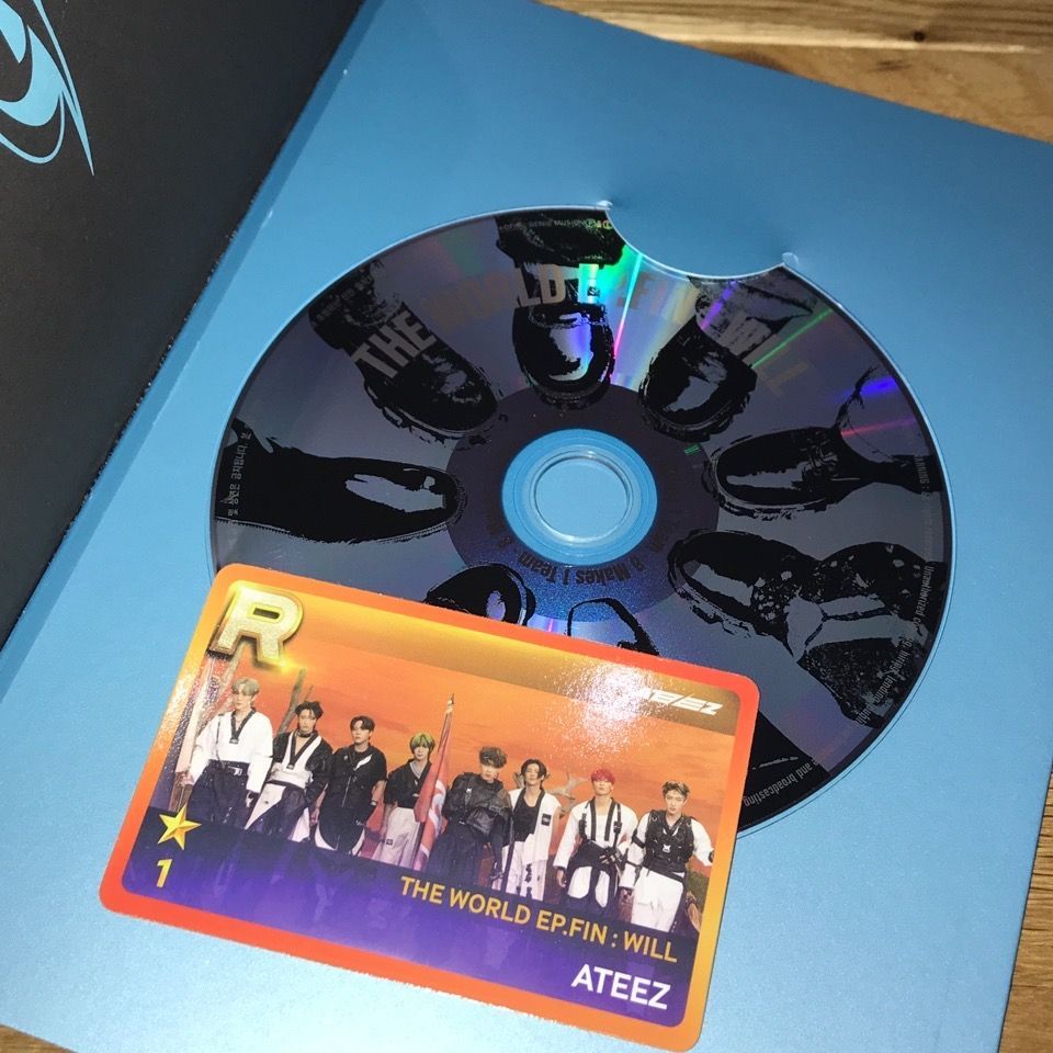ATEEZ 直筆サイン「THE WORLD EP.FIN : WILL」Aver Ateez - Ateez - The World Ep.Fin:Will Exclusive Limited