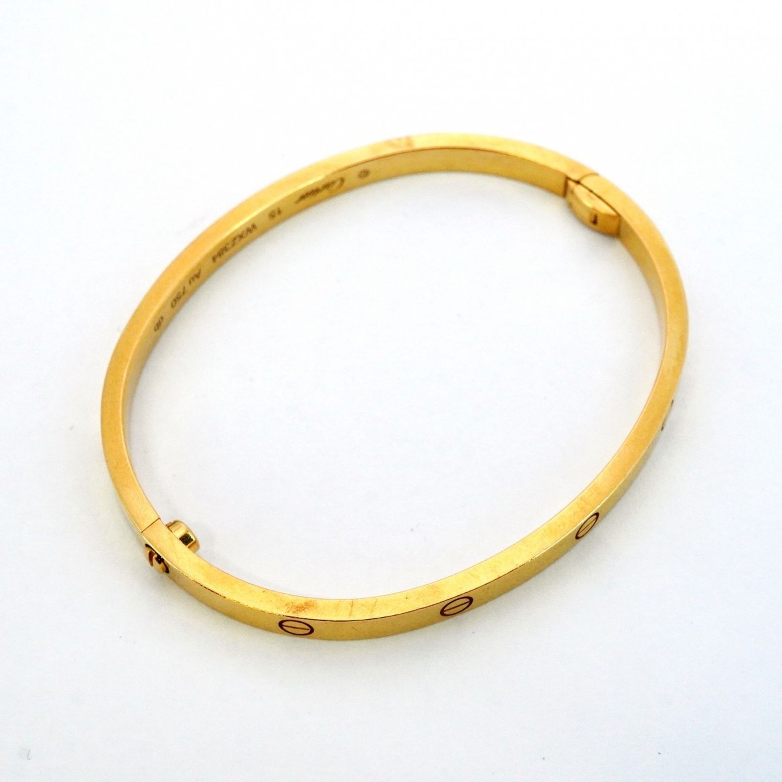 カルティエ　バングル CARTIER カルティエ ジュストアンクル バングル 18金 K18