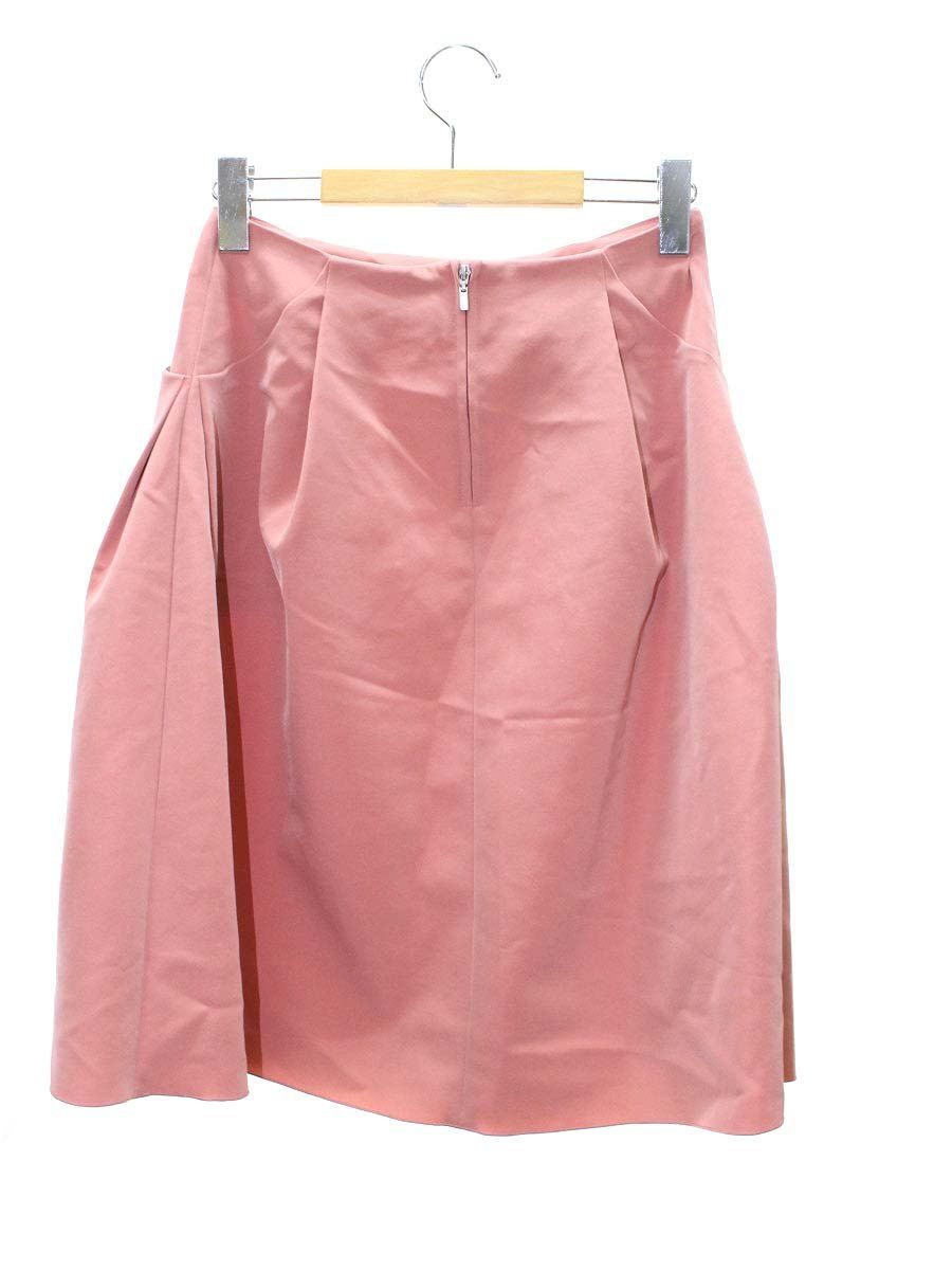 フォクシーニューヨーク イリプスフレアー 36424 スカート 38 ピンク
