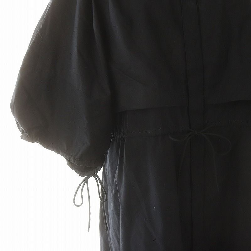 ドゥロワー Drawer コットンタイプライターバルーンワンピース ロング  