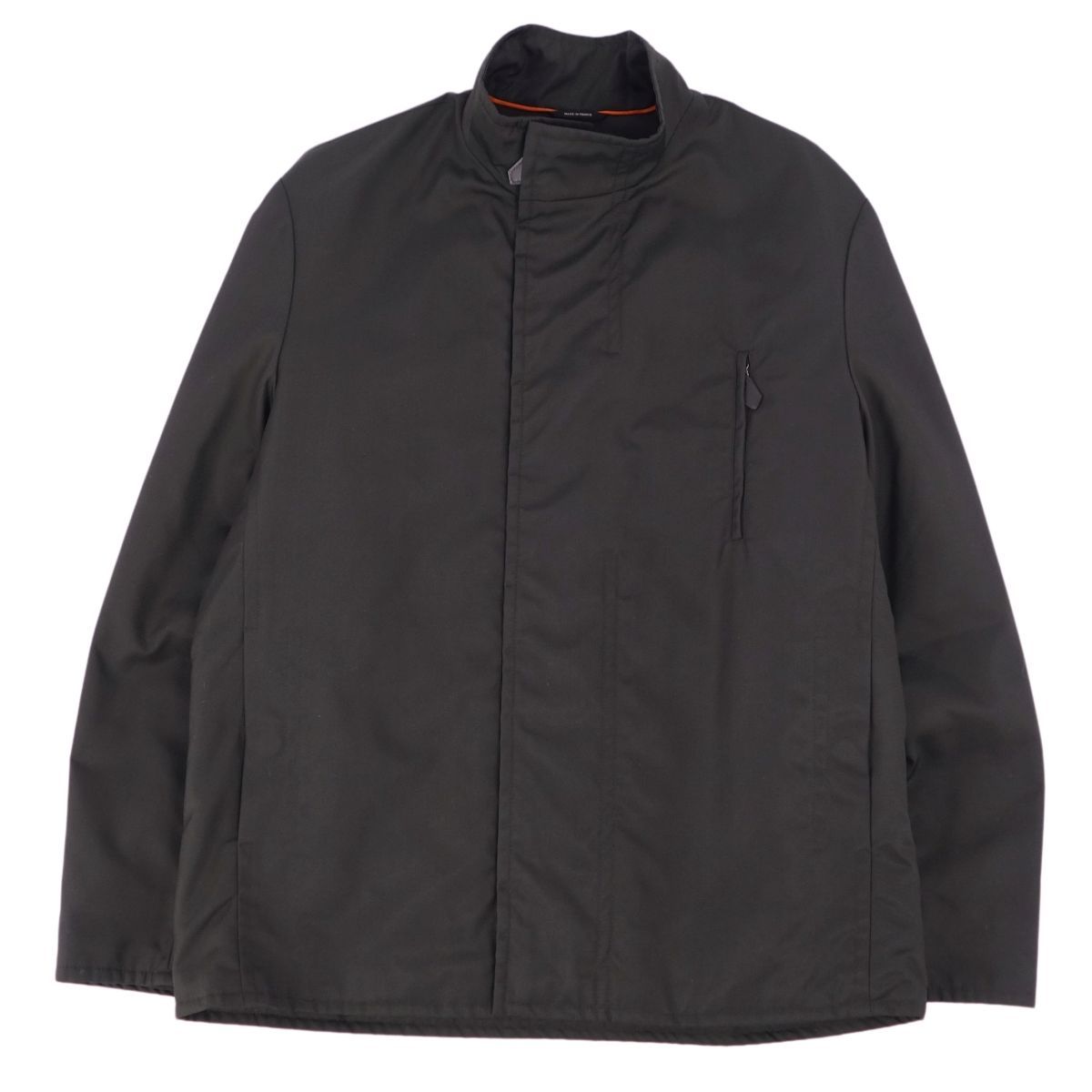 美品 エルメス HERMES ジャケット スタンドカラー ジップアップ  