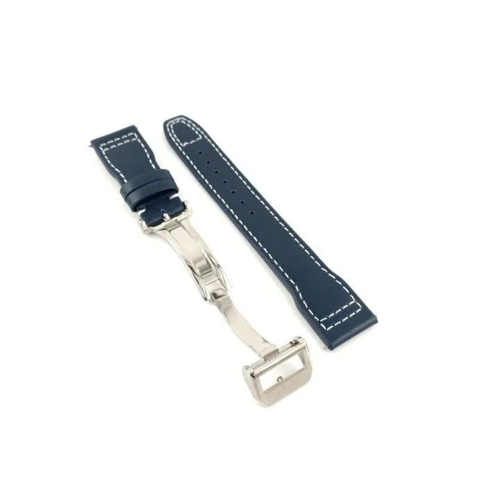 IWCポルトギーゼ用純正バンド 濃い紺色 ダークネイビーブルー バンドのみ Amazon.co.jp: [輸入王オリジナル] 時計パーツ IWCと互換性あり