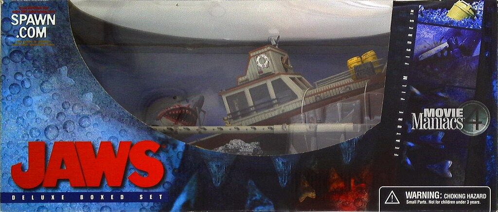 McFARLANE TOYS MOVIE MANIACS 04 JAWS / DELUXE BOXED SET