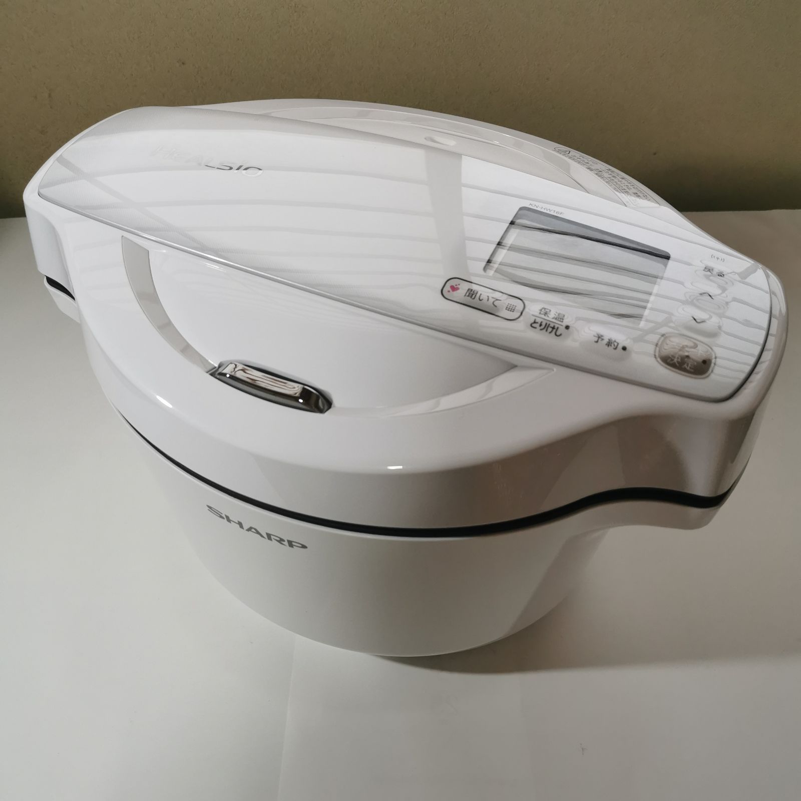 美品】 美品 SHARP KN-HW16F-W WHITE ホットクック 電子レンジ