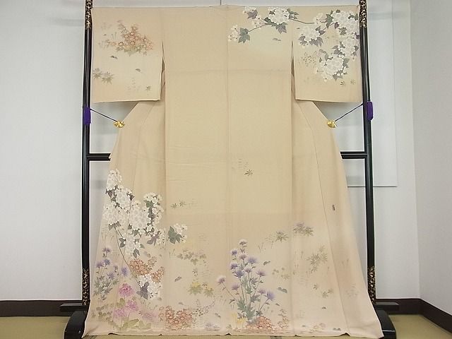 平和屋1□極上 本加賀友禅作家 金子博呂美 訪問着 草花文 さが美扱い 逸品3s20224 - メルカリ