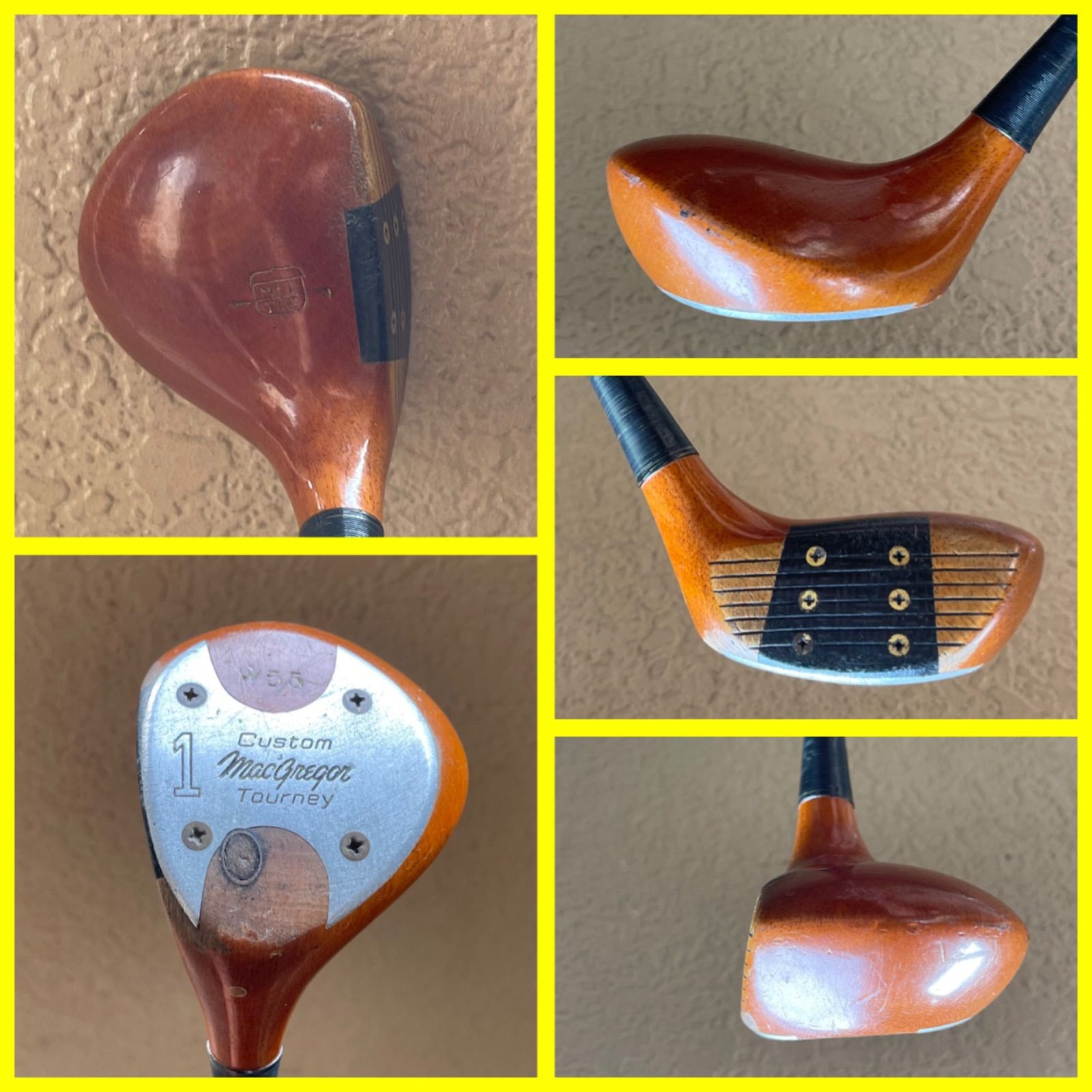 ☆左☆レフティー☆パーシモン☆マグレガー☆名器☆希少☆Turney