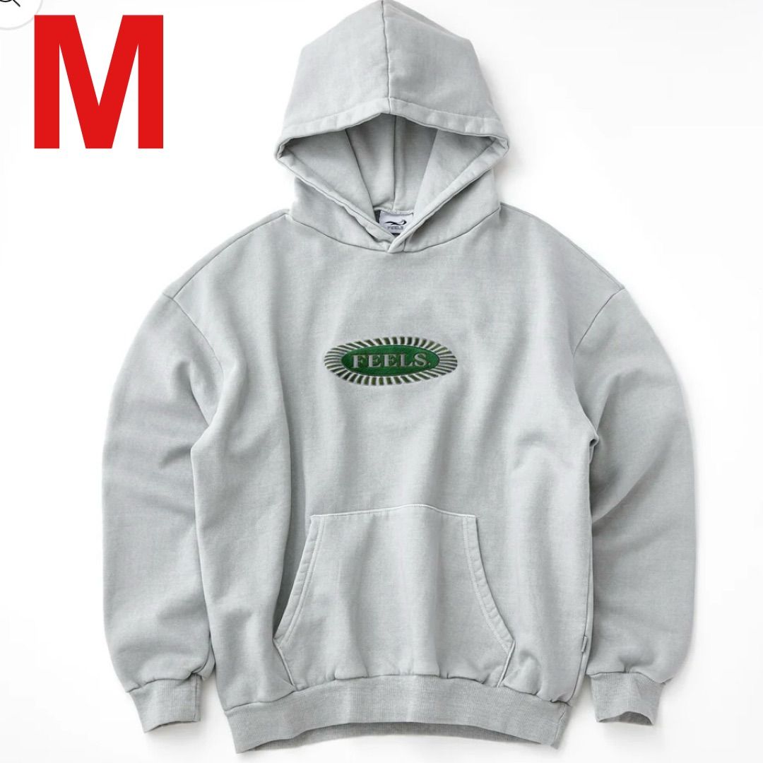 FEELS. PIGMENT DYE HOODIE BLACK 上杉柊平 M 【公式通販】