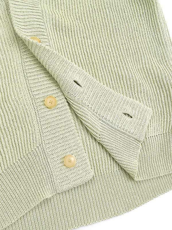 AURALEE オーラリー 21SS HEMP RIB KNIT BIG CARDIGAN ヘンプ