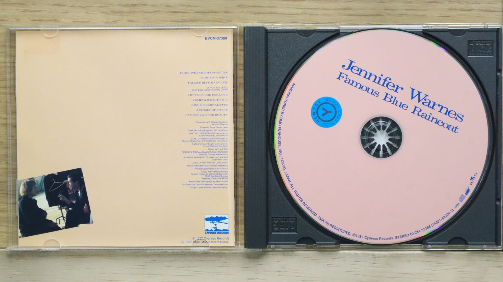 ジェニファー・ウォーンズ　　　レコード　　希少 国内盤CD☆ジェニファー・ウォーンズ/Jennifer Warnes□ ソング