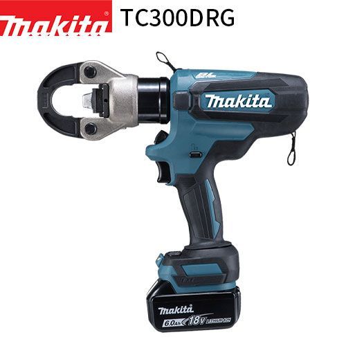 マキタ 正規店 18V 充電式 圧着機 TC300DRG 18V 6.0Ah バッテリ 充電器付 makita 圧着 圧縮 切断 電動工具 電動 コードレス