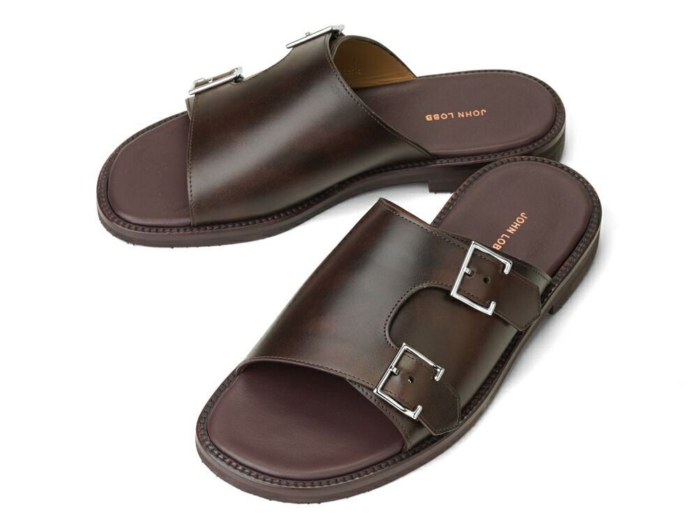 JOHN LOBB｜ジョンロブ BEACON PD レザーサンダル ダブルモンク - メルカリ