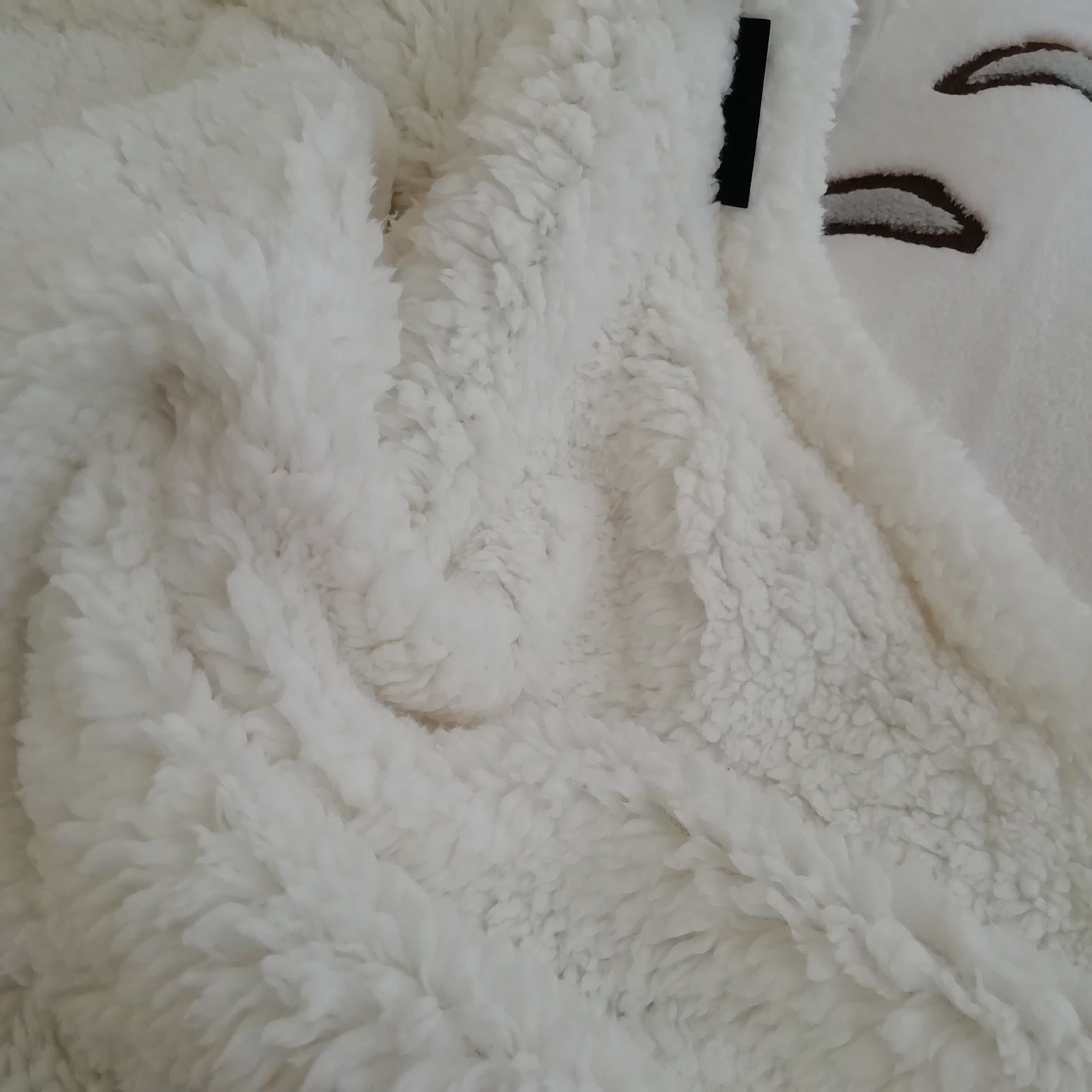 となりのトトロ シングル毛布 シープボア 約140×200cm 葉っぱと