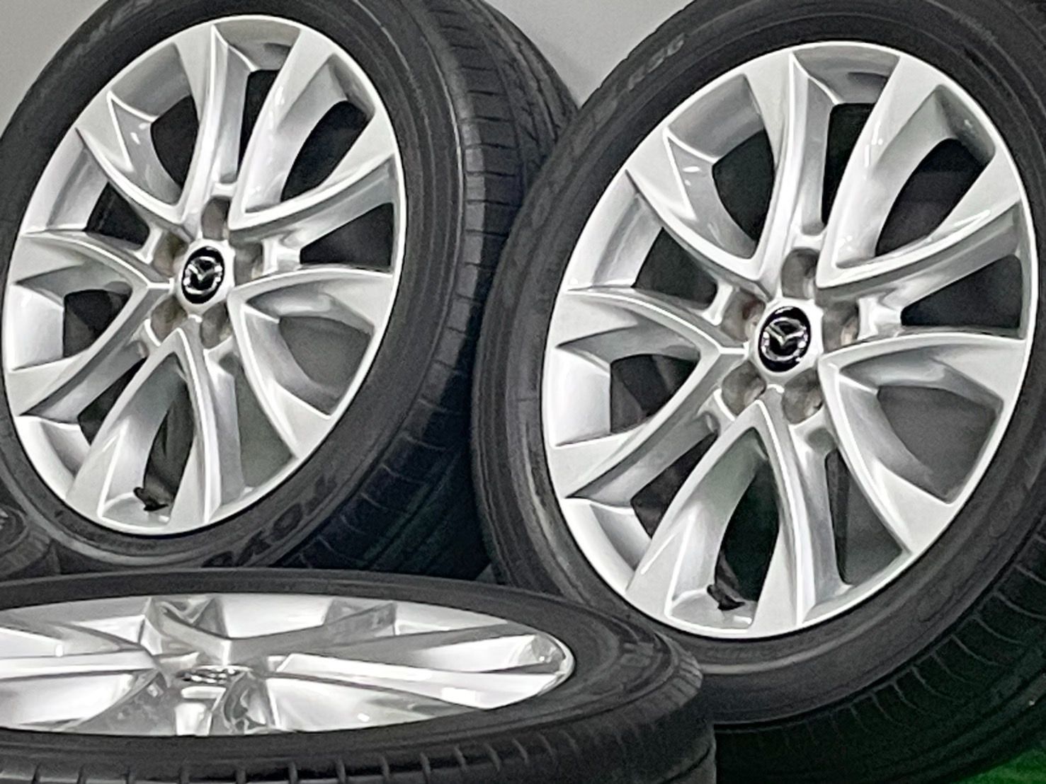 ホイール マツダ CX-5 純正 19in 7J 50 PCD114.3 TOYO プロクセス R36 225 55R19 KE2FW KE2AW CX-8 車検 純正戻し