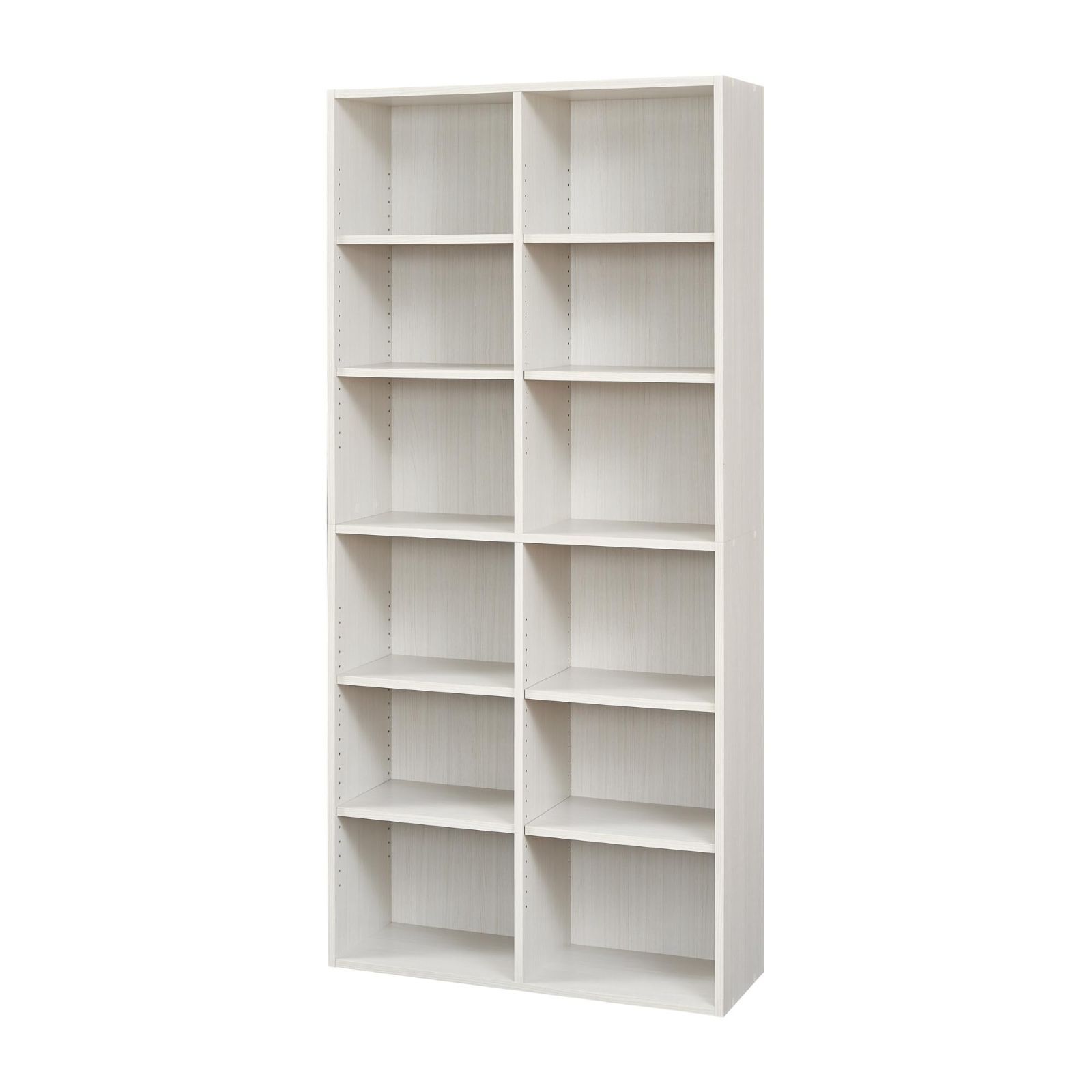 【特価商品】FUL-1885WH フルニコ 幅83.5×奥行29.2×高さ179.7cm ベーシックデザイン 白木目 ホワイト ワイドサイズ たっぷり収納 同シリーズで組み合わせ自由自在 整理棚 本棚 シェルフ フリーラ