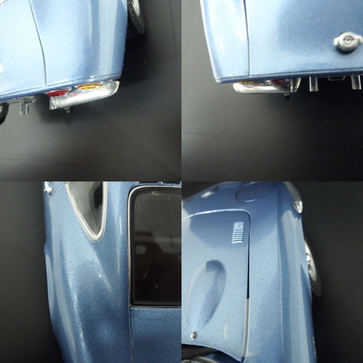 ミニチャンプス 1/18 オペル GT 1968 ブルーメタリック ミニカー