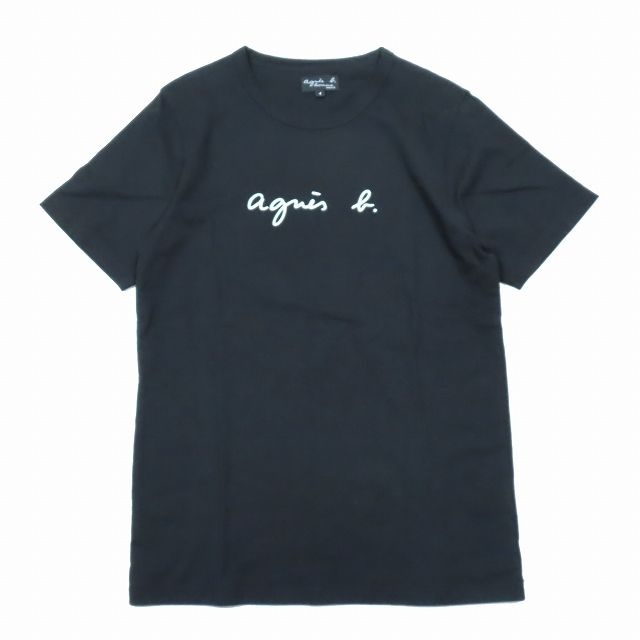 価格順アニエス・ベー ロゴ Tシャツ 半袖 Tシャツ(半袖/袖なし)